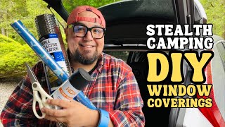 How To DIY Stealth Car Camping Blackout Window Coverings 🚙 Reflectix Privacy Covers