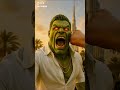 Hulk was injured| #funny #ai #aishorts