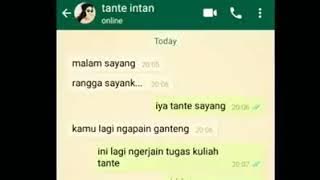 chat tante intan berujung wik wik