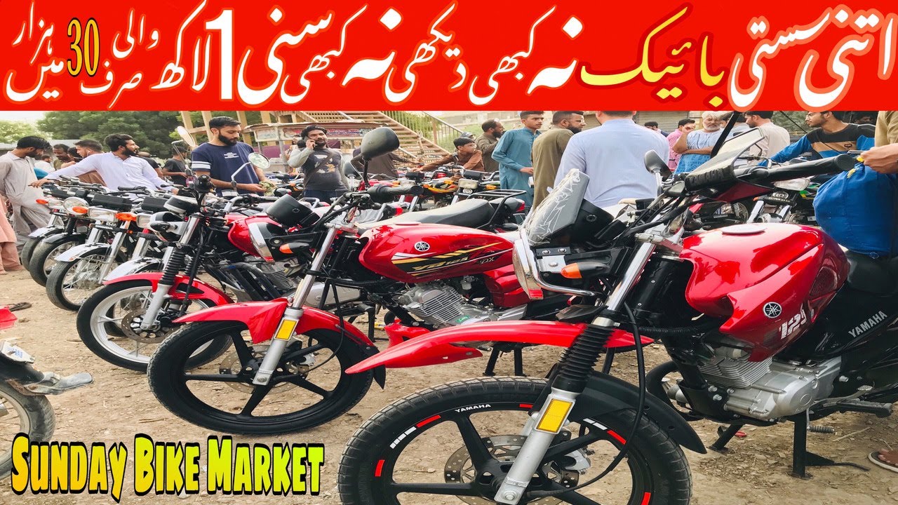 Hyderi New Second Hand Bike Market Karachi Largest Bike Market