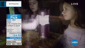 Flipo 3in1 Flame Glo Lantern 3pack