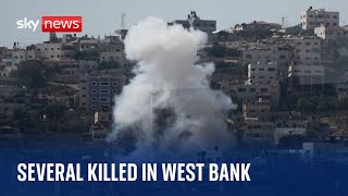 At least seven Palestinians killed as Israeli airstrikes target West Bank city of Jenin screenshot 4