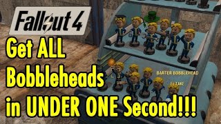 Get All Bobbleheads In 1 Second - Fallout 4 - Xbeau Gaming