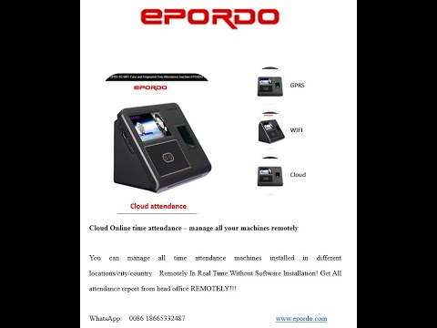 EPORDO Professional cloud based online time attendance software