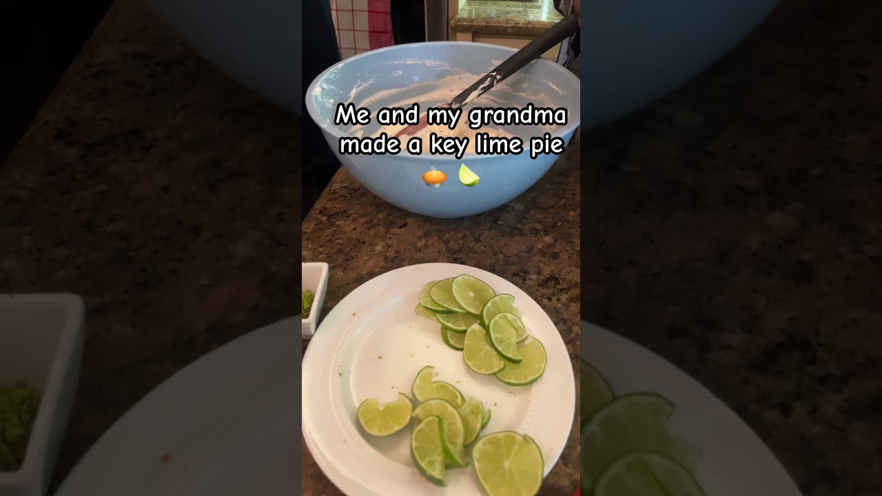 Key 🔑 lime 🍋‍🟩 pie 🥧 