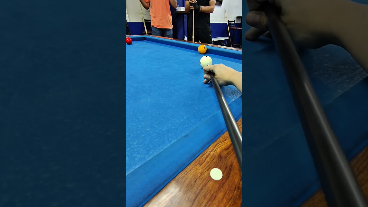 Te enseñó como tiro esta carambola de FANTASÍA a 3 bandas directas 