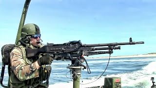 Royal Netherlands Marines Shoot From Fast Interceptor Craft