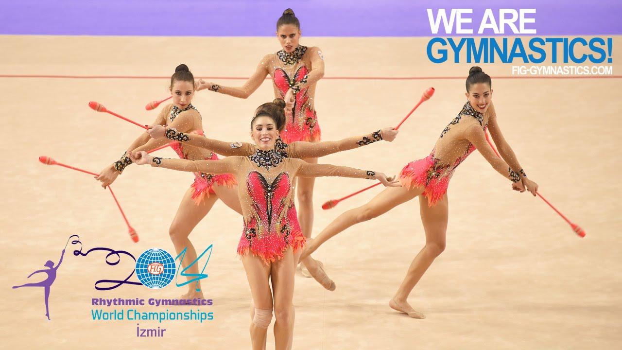 HIGHLIGHTS - 2014 Rhythmic Worlds, Izmir (TUR) - Groups 5 Clubs - We are  Gymnastics! 