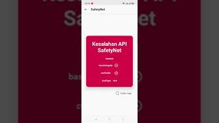 API Safetynet false screenshot 2