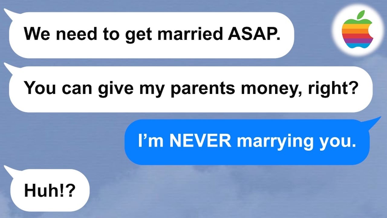 【Apple】The more we talk about marriage the more my husband's greediness comes out. [Jumbo]