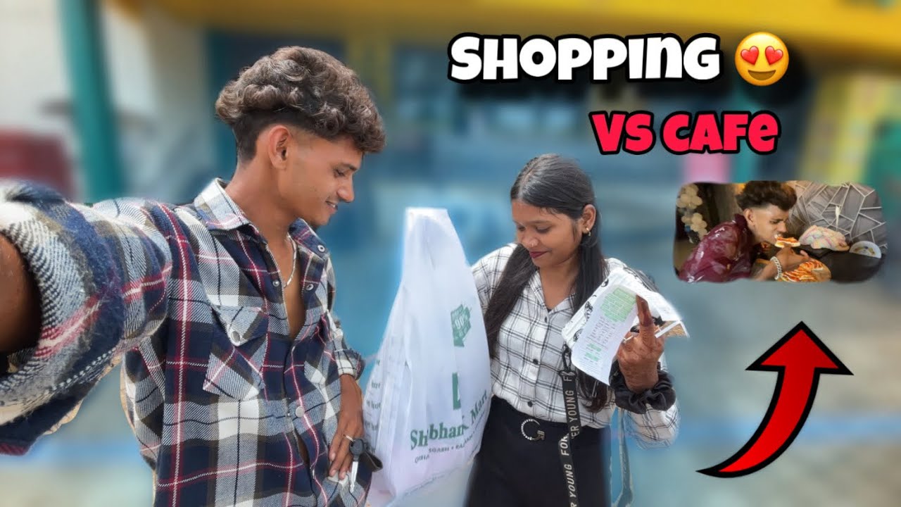 Shopping vs cafe 👊🏻😍…
