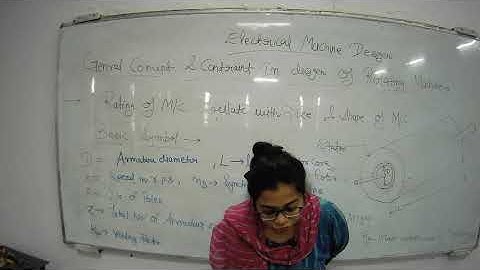General Constraint & Concept in design of Rotating  Electrical Machine | Lecture-3