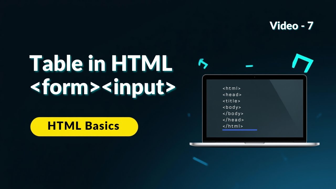 HTML Forms Tutorial for Beginners | Input Types, Radio, Checkbox ...