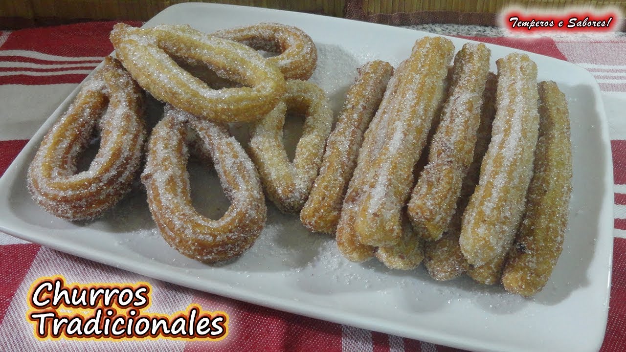 CHURROS TRADICIONALES CASEROS deliciosos, más fácil imposible