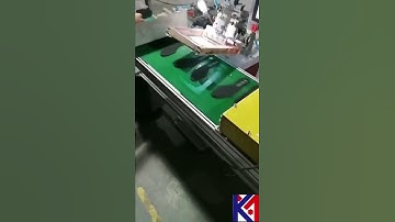 Conveyor belt screen printing machine (automatic drying)