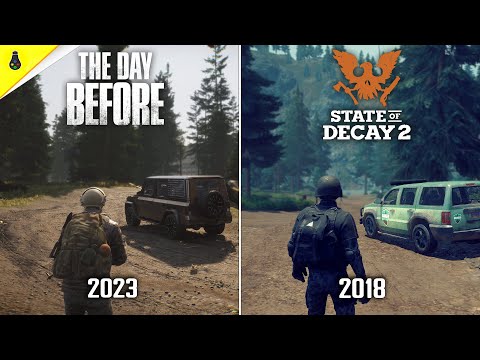 Видео: The Day Before vs State of Decay 2 — сравнение деталей и физики