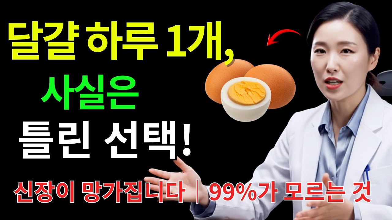 아침 달걀, 신장을 살리는 음식일까 망치는 독일까?60세 이후 반드시 지켜야 할 단백질 황금 비율 공개｜노후식단｜의사경고 오디오북 | 시니어건강
