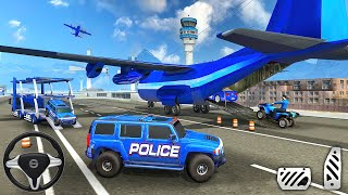 Police Hummer Simulation Game - Truck and Cargo Plane Driver - Android Gameplay screenshot 1