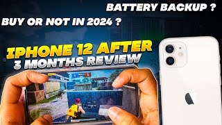 IPHONE 12 3 MONTH REVIEW | IPHONE 12 BGMI & PUBG TEST | IPHONE 12 BUY OR NOT IN 2024 ?