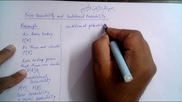 Muhammad Farooq-i-Azam: Prior Probability and Conditional Probability