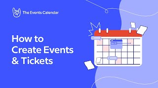 how to create events and tickets