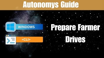 Autonomys - Windows 11 CLI - Prepare Farmer Drives