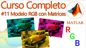 Curso Completo de Matlab - Sesión#11 Procesamiento de Imágenes:  Modelo RGB con Matrices