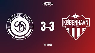 Highlights : Eastside Futsal Viborg - København Futsal 3-3 (2-1)