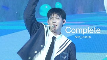 [ONF_HYOJIN/온앤오프 효진 직캠] Complete_230729 ONF Fan Meeting_BE HERE NOW