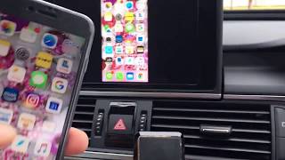 Audi MMI  iPhone Mirroring  "Audi S6"