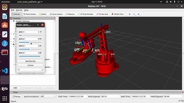 ROS - Rviz simulation | 3 axes robot
