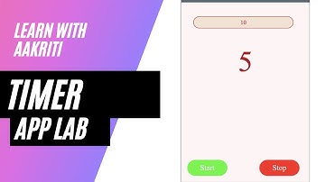 Timer in App lab || code.org
