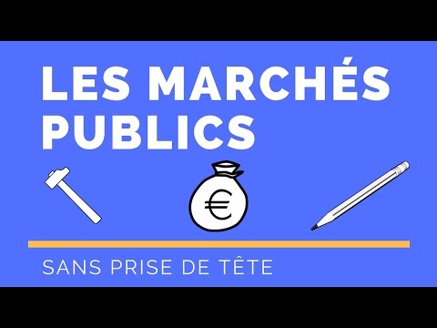 Les marchés publics en 1 map