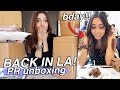 BACK IN LA! Opening PR packages & MY BIRTHDAY!