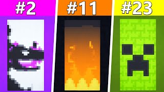 TOP 30 Best RANKED Banners in Minecraft