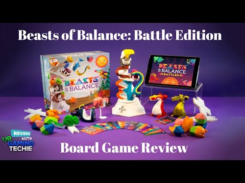 Beasts of Balance Battle Edition Board Game Review - Cant Believe