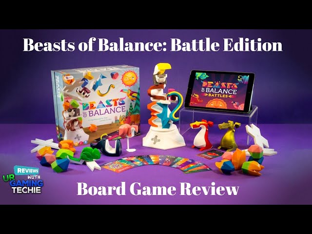 Beasts of Balance Battle Edition Board Game Review - Cant Believe