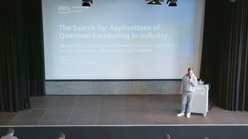 Munich Quantum Software Forum 2025: Talk by Martin Schuetz (AWS)