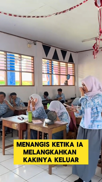 momen sedih ketika murid pamit pindah sekolah buk guru menangis ‼️ #sedih #nangis #guru #murid