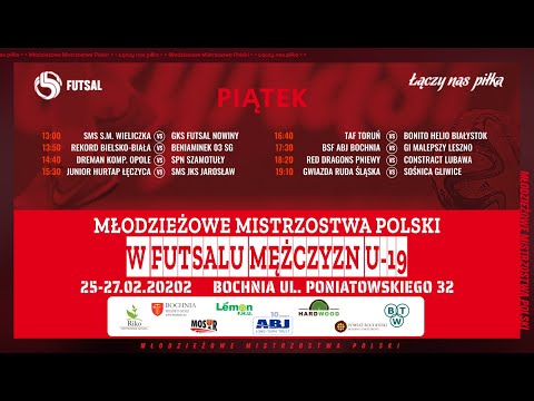 Młodzieżowe Mistrzostwa Polski U19 w futsalu mężczyzn 1 dzień