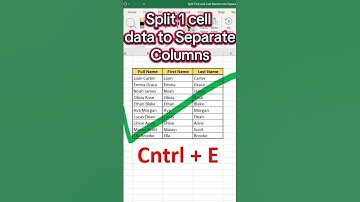 How to Split Cell Data into Separate Columns in Excel | Text to Columns Tutorial