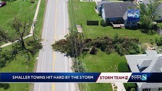 Small Iowa town hit hard by derecho