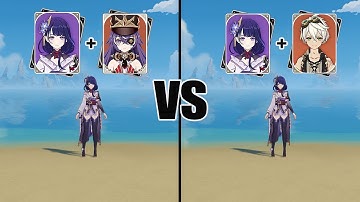 Raiden Chevreuse VS Raiden Bennett - Buff Comparison - Genshin impact