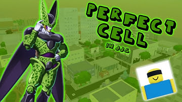 Custom Perfect Cell (And Super Perfect Cell) Moveset in Jujutsu Shenanigans