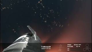 Starship S28 Reentry Timelapse