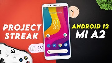 ⚡Install Project Streak Android 12 on Mi A2 | New Features | Customization | Battery