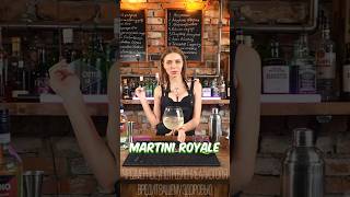 Коктейль Мартини Рояль За 60 Секунд  #Cocktail #Drink #Cocktailbar #Bartender