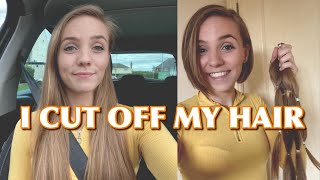Donating My Hair to The Little Princes Trust | Cutting 18 Inches Off My Hair!!
