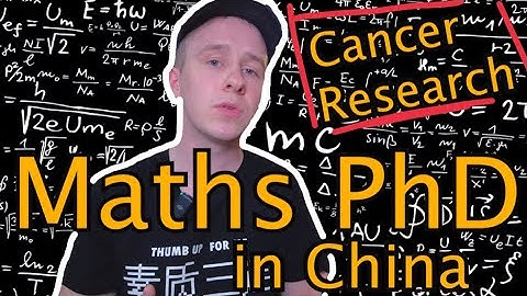 What i do in my PhD in China!? | 上海交大的英国数学博士生谈他如何用AI做抗癌研究