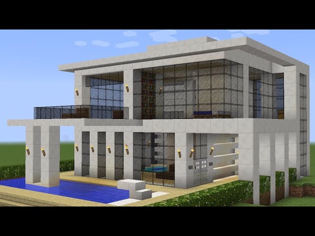 How to Make a Modern Home in Minecraft Part 2 - TokyVideo